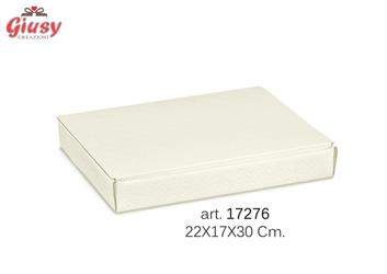 Scatola Cornice In Matalassè Bianco 22x17xh.3 Cm 1*50