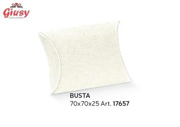 Busta Portaconfetti Harmony Colore Bianco 7x7x2,5 Cm