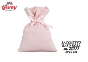 Sacchetto Raso Rosa 8x10 Cm 12*567