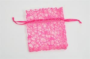 Sacchetto Rete e Organza Fucsia 10x12 Cm 12*960