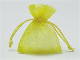 Sacchetto Organza Fantasia Giallo 9x10 Cm  120*2400