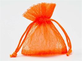 Sacchetto Organza Fantasia Arancio 9x10 Cm 120*2400