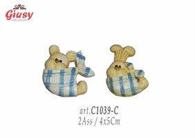 Calamita Linea Baby In Resina 2 Soggetti Assortiti 4x5Cm 12*144