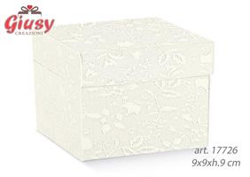 Scatola Pieghevole Con Coperchio Linea Harmony 9x9xh.9 Cm 10*200