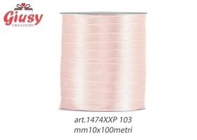 Nastro Doppio Raso Mm10x100 Metri Color Rosa Chiaro