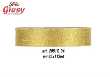 Set 5 Pezzi Nastro Goldever  Mm25x112 Metri Colore Oro