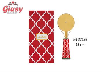 Taglia Pizza Con Decoro Natalizio 15 Cm Completo Di Scatola 1*36