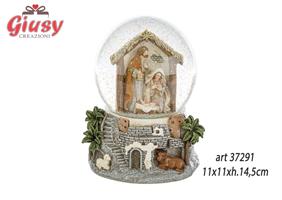 CARILLON PRESEPE RESINA 11x11xh.14,5CM