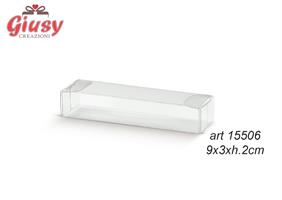 Scatola Trasparente In Pvc Con Aperture Laterali 9x3xh.2 Cm 10*200