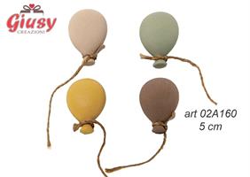 Calamita Palloncino Terra Ballon In Porcellana 4 Soggetti Assortiti 5 Cm Con Box In PVC 12*288